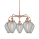 A thumbnail of the Innovations Lighting 916-5CR-15-24 Geneseo Chandelier Antique Copper / Clear Crackled