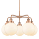 A thumbnail of the Innovations Lighting 916-5CR-18-26 Beacon Chandelier Antique Copper / Matte White