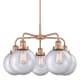 A thumbnail of the Innovations Lighting 916-5CR-18-26 Beacon Chandelier Antique Copper / Clear