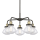 A thumbnail of the Innovations Lighting 916-5CR-14-25 Olean Chandelier Black Antique Brass / Clear