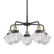 A thumbnail of the Innovations Lighting 916-5CR-14-25 Oxford Chandelier Black Antique Brass / Clear