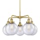 A thumbnail of the Innovations Lighting 916-5CR-18-26 Beacon Chandelier Brushed Brass / Seedy