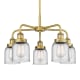 A thumbnail of the Innovations Lighting 916-5CR-15-23 Bell Chandelier Brushed Brass / Clear