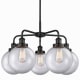 A thumbnail of the Innovations Lighting 916-5CR-18-26 Beacon Chandelier Matte Black / Clear