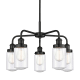 A thumbnail of the Innovations Lighting 916-5CR-16-23 Dover Chandelier Matte Black / Seedy