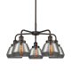 A thumbnail of the Innovations Lighting 916-5CR-14-25 Fulton Chandelier Oil Rubbed Bronze / Plated Smoke