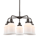 A thumbnail of the Innovations Lighting 916-5CR-17-24 Canton Chandelier Oil Rubbed Bronze / Matte White