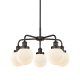 A thumbnail of the Innovations Lighting 916-5CR-16-24 Beacon Chandelier Oil Rubbed Bronze / Matte White