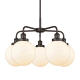 A thumbnail of the Innovations Lighting 916-5CR-18-26 Beacon Chandelier Oil Rubbed Bronze / Matte White