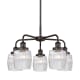 A thumbnail of the Innovations Lighting 916-5CR-15-24 Colton Chandelier Oil Rubbed Bronze / Clear Halophane