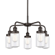 A thumbnail of the Innovations Lighting 916-5CR-16-23 Dover Chandelier Oil Rubbed Bronze / Seedy