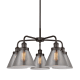 A thumbnail of the Innovations Lighting 916-5CR-15-26 Cone Chandelier Oil Rubbed Bronze / Plated Smoke