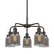 A thumbnail of the Innovations Lighting 916-5CR-15-23 Bell Chandelier Oil Rubbed Bronze / Plated Smoke