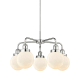 A thumbnail of the Innovations Lighting 916-5CR-16-24 Beacon Chandelier Polished Chrome / Matte White