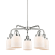 A thumbnail of the Innovations Lighting 916-5CR-15-23 Bell Chandelier Polished Chrome / Matte White