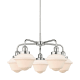 A thumbnail of the Innovations Lighting 916-5CR-14-25 Oxford Chandelier Polished Chrome / Matte White