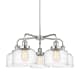 A thumbnail of the Innovations Lighting 916-5CR-15-26 Bell Chandelier Polished Chrome / Clear Deco Swirl