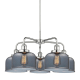 A thumbnail of the Innovations Lighting 916-5CR-15-26 Bell Chandelier Polished Chrome / Plated Smoke