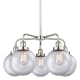 A thumbnail of the Innovations Lighting 916-5CR-18-26 Beacon Chandelier Polished Nickel / Clear