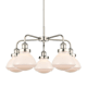 A thumbnail of the Innovations Lighting 916-5CR-14-25 Olean Chandelier Polished Nickel / Matte White