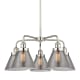 A thumbnail of the Innovations Lighting 916-5CR-15-26 Cone Chandelier Polished Nickel / Plated Smoke