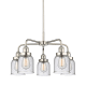 A thumbnail of the Innovations Lighting 916-5CR-15-23 Bell Chandelier Polished Nickel / Seedy