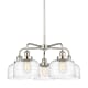 A thumbnail of the Innovations Lighting 916-5CR-15-26 Bell Chandelier Polished Nickel / Clear Deco Swirl