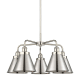 A thumbnail of the Innovations Lighting 916-5CR-16-26 Ballston Urban Chandelier Polished Nickel