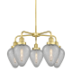 A thumbnail of the Innovations Lighting 916-5CR-15-24 Geneseo Chandelier Satin Gold / Clear Crackled