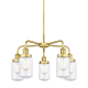 A thumbnail of the Innovations Lighting 916-5CR-16-23 Dover Chandelier Satin Gold / Clear