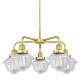 A thumbnail of the Innovations Lighting 916-5CR-14-25 Oxford Chandelier Satin Gold / Clear