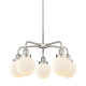 A thumbnail of the Innovations Lighting 916-5CR-16-24 Beacon Chandelier Satin Nickel / Matte White