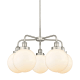 A thumbnail of the Innovations Lighting 916-5CR-18-26 Beacon Chandelier Satin Nickel / Matte White