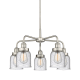 A thumbnail of the Innovations Lighting 916-5CR-15-23 Bell Chandelier Satin Nickel / Seedy