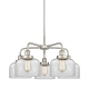 A thumbnail of the Innovations Lighting 916-5CR-15-26 Bell Chandelier Satin Nickel / Clear
