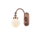 A thumbnail of the Innovations Lighting 918-1W-13-6 Beacon Sconce Antique Copper / Matte White