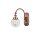 A thumbnail of the Innovations Lighting 918-1W-13-6 Beacon Sconce Antique Copper / Clear