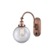 A thumbnail of the Innovations Lighting 918-1W-15-8 Beacon Sconce Antique Copper / Clear