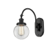 A thumbnail of the Innovations Lighting 918-1W-13-6 Beacon Sconce Matte Black / Clear