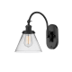 A thumbnail of the Innovations Lighting 918-1W-13-8 Cone Sconce Matte Black / Clear