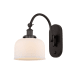 A thumbnail of the Innovations Lighting 918-1W-13-8 Bell Sconce Oil Rubbed Bronze / Matte White