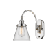 A thumbnail of the Innovations Lighting 918-1W-13-6 Cone Sconce Polished Nickel / Clear