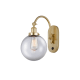A thumbnail of the Innovations Lighting 918-1W-15-8 Beacon Sconce Satin Gold / Clear