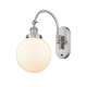 A thumbnail of the Innovations Lighting 918-1W-15-8 Beacon Sconce Brushed Satin Nickel / Matte White