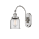 A thumbnail of the Innovations Lighting 918-1W-13-5 Bell Sconce Brushed Satin Nickel / Clear