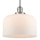 A thumbnail of the Innovations Lighting 201S X-Large Bell Polished Nickel / Matte White Cased