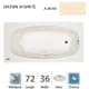 A thumbnail of the Jacuzzi AMI7236 WLR 2CH Almond