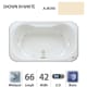 A thumbnail of the Jacuzzi BEL6642 WCR 5IH Almond
