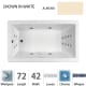 A thumbnail of the Jacuzzi ELA7242 WLR 4CW Almond