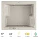 A thumbnail of the Jacuzzi FUZ7260 WCD 5IH Oyster